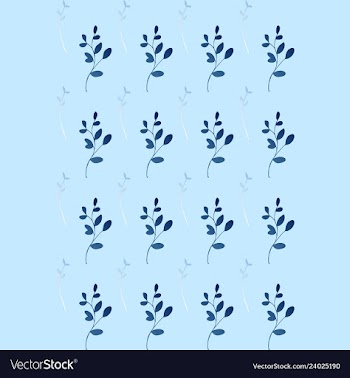 Leaves pattern endless background seamless vector image