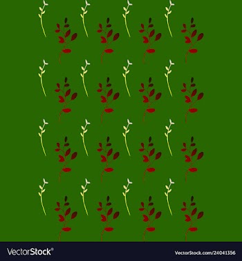 Leaves pattern endless background seamless vector image