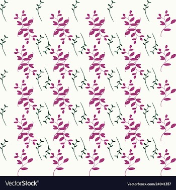 Leaves pattern endless background seamless vector image