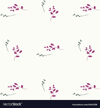 Leaves pattern endless background seamless vector image