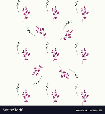 Leaves pattern endless background seamless vector image