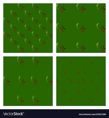 Leaves pattern endless background seamless vector image