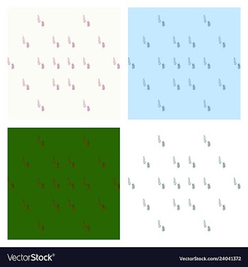 Leaves pattern endless background seamless vector image