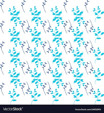 Leaves pattern endless background seamless vector image
