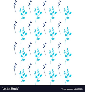 Leaves pattern endless background seamless vector image