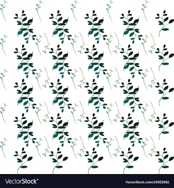 Leaves pattern endless background seamless vector image