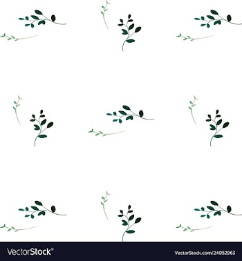 Leaves pattern endless background seamless vector image