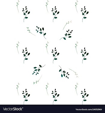 Leaves pattern endless background seamless vector image