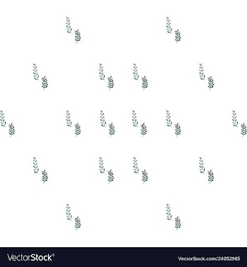 Leaves pattern endless background seamless vector image