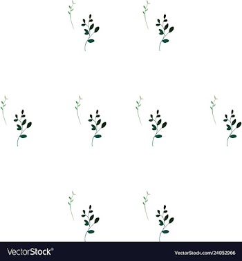 Leaves pattern endless background seamless vector image