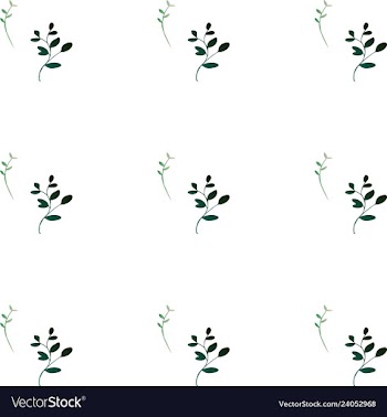 Leaves pattern endless background seamless vector image