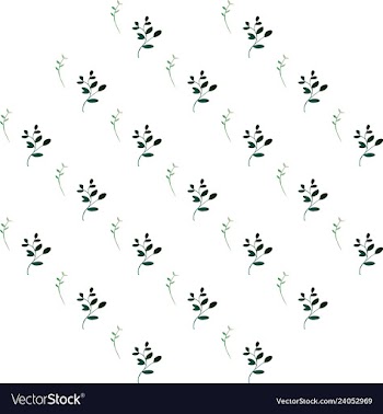 Leaves pattern endless background seamless vector image