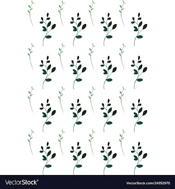 Leaves pattern endless background seamless vector image