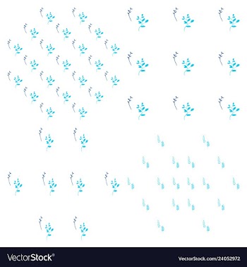 Leaves pattern endless background seamless vector image