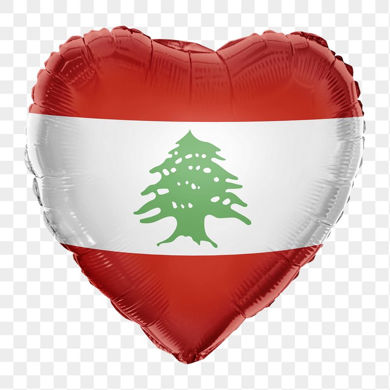 Lebanon flag png balloon on transparent | Free PNG - rawpixel