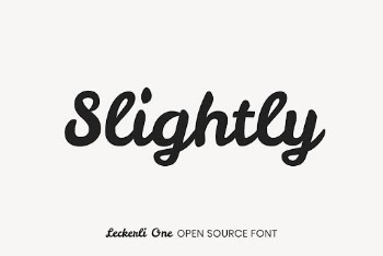 Leckerli One open source font | Free Font Add-on - rawpixel