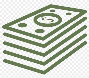 Led Light Bulb - Money Bundle Icon Png