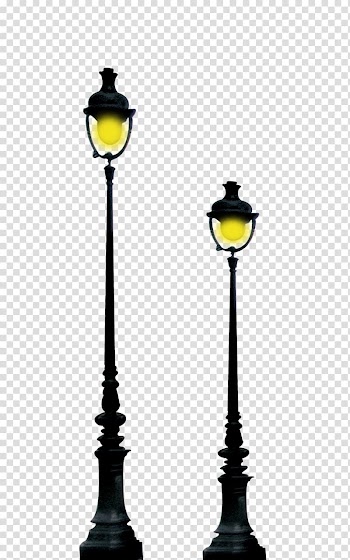 LED street light Lighting Electric light, Metal streetlight transparent background PNG clipart