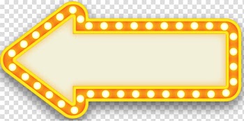 Left arrow lighted signage, Light Arrow Neon, Orange neon arrow transparent background PNG clipart