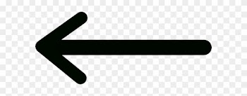 Left Black Arrow Skinny Clip Art At Clker Com Vector - Arrow Png