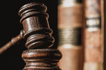 Legal Gavel Close Up
