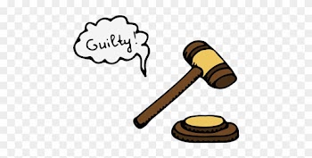 Legal Hammer With The Words Guilty Next To It - Legal Hammer With The Words Guilty Next To It