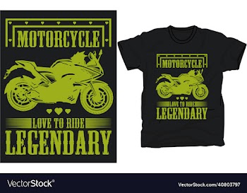 legendary motorcycle t-shirt template