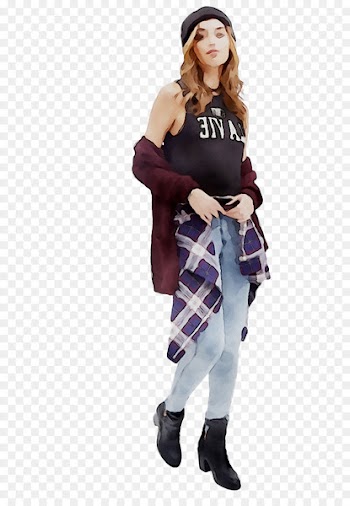 Leggings Tartan Costume Headgear Purple -  