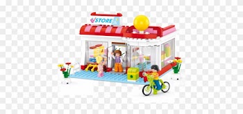 Lego Girls Dream Supermarket Playset - Sluban Dream Girls Supermarket