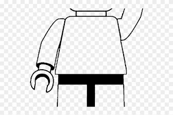 Lego Man Black And White - Lego Man Black And White