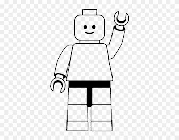 Lego Man Clip Art - Lego People Black And White