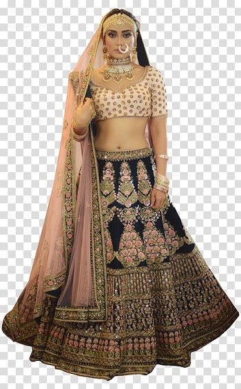 Lehenga Gagra choli Sari Blouse, Fashion Banner transparent background PNG clipart