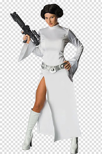 Leia Organa Han Solo Costume party Clothing, star wars transparent background PNG clipart