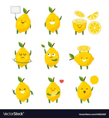 lemon cartoon character