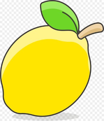 Lemon Cartoon Drawing Clip art - Cartoon golden lemon 