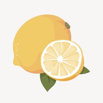 Lemon collage element, cute cartoon | Free Vector Illustration - rawpixel