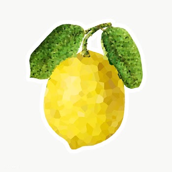 Lemon crystallized style sticker overlay | Free  transparent png - 2347294