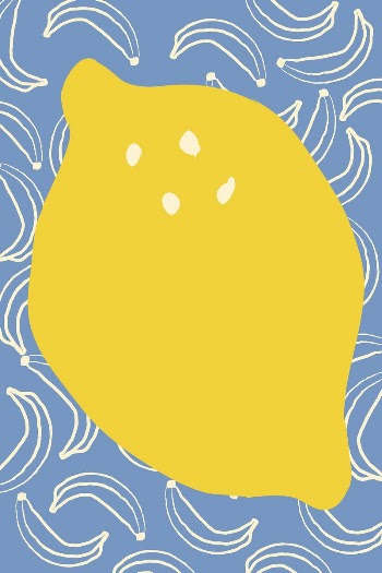Lemon doodle frame background, cute | Free Vector - rawpixel