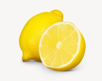 Lemon fruit  collage element | Free PSD - rawpixel