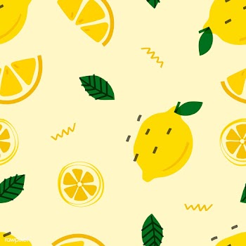 Lemon fruit Memphis style | Free stock vector - 845265