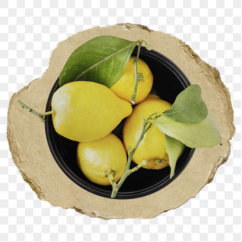 Lemon, fruit png sticker, ripped | Free PNG - rawpixel