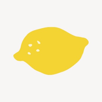 Lemon fruit sticker, cute doodle | Free Vector Illustration - rawpixel