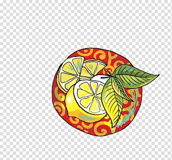 Lemon Leaf, color creative fresh fresh lemon transparent background PNG clipart