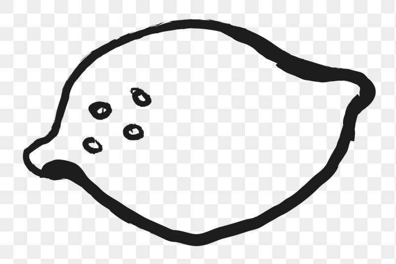 Lemon png sticker, fruit doodle, | Free PNG Illustration - rawpixel
