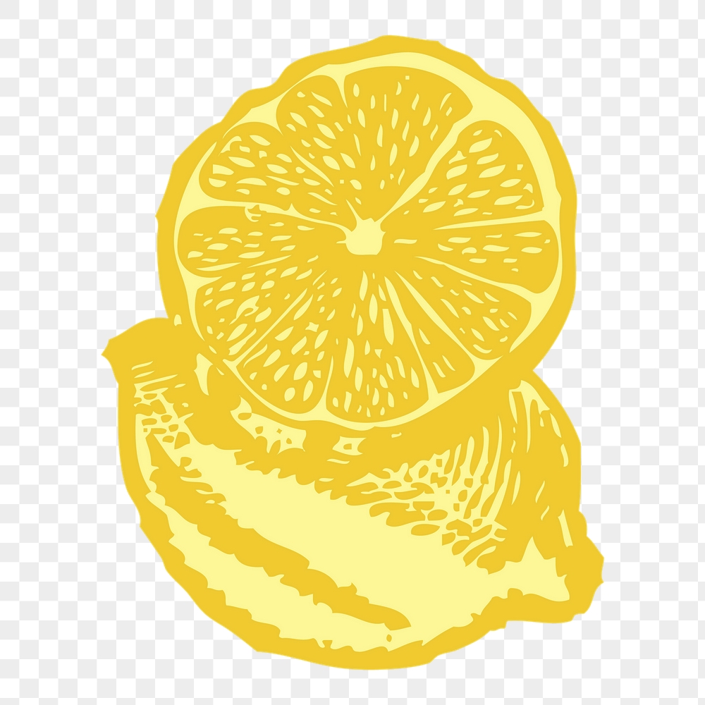 Lemon png sticker, fruit vintage | Free PNG - rawpixel