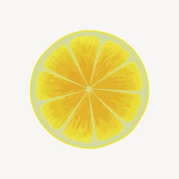 Lemon slice sticker, fruit illustration | Free PSD - rawpixel