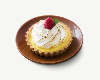 Lemon tart collage element, isolated | Free PSD - rawpixel