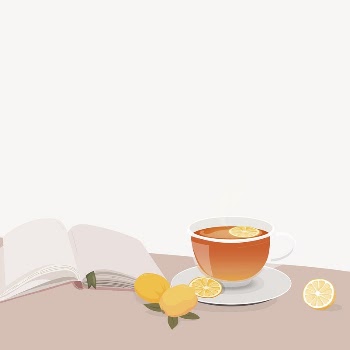Lemon tea border collage element, | Free Vector - rawpixel