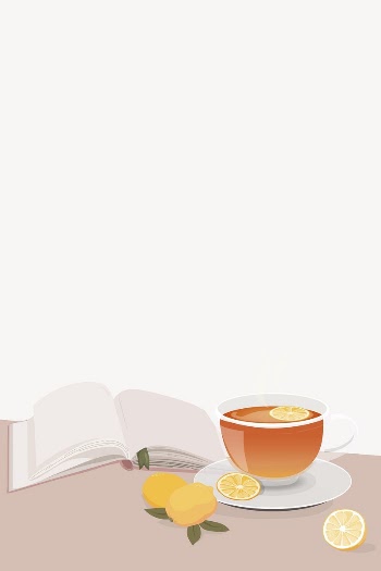 Lemon tea border collage element, | Free Vector - rawpixel