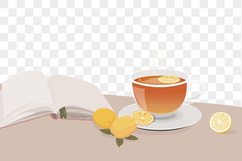 Lemon tea png border, cute | Free PNG Illustration - rawpixel